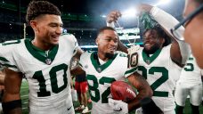 Jets rally without injured Rodgers, beat Bills in OT with punt-return TD