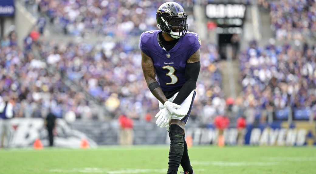 Ravens WR Odell Beckham Jr. suffers ankle injury, does not return vs.  Bengals
