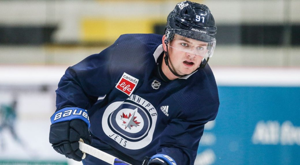 Jets' Perfetti leaves game vs. Flames after hit to the head - BVM Sports