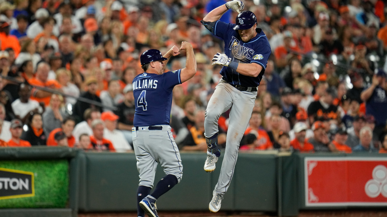 Rays tie Orioles atop AL East with latest win