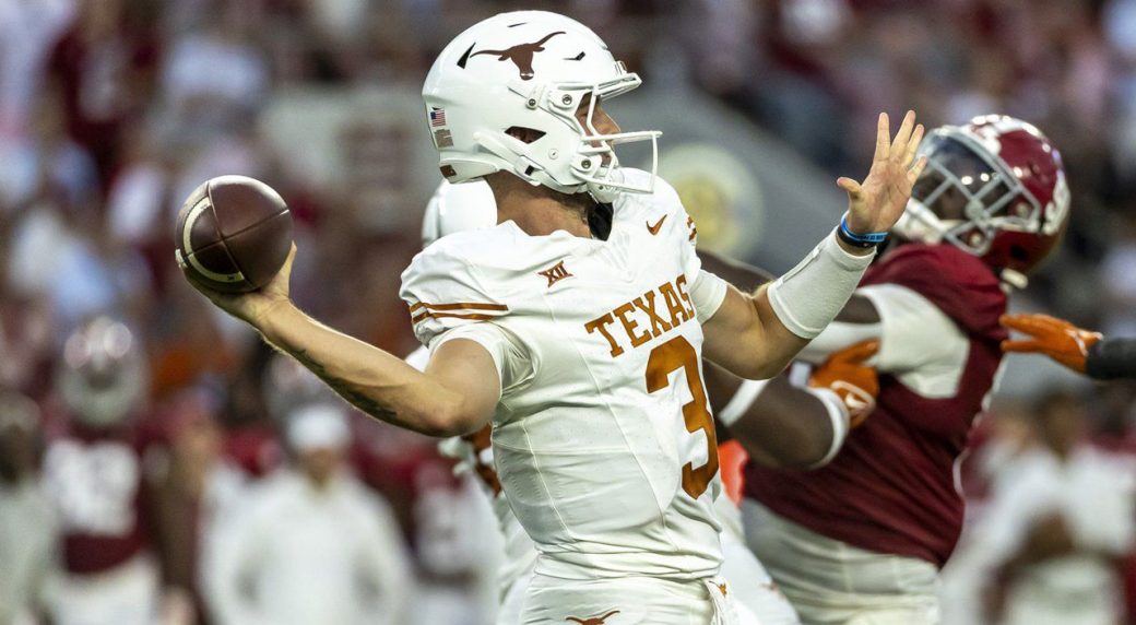 No. 11 Texas, Ewers pull off upset victory over No. 3 Alabama