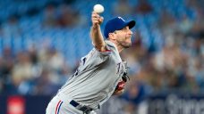 Rangers ace Max Scherzer leaves start vs. Blue Jays with triceps spasm