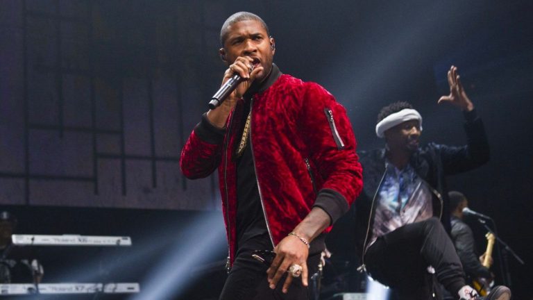 Usher performs at Power 105.1's Powerhouse 2016 at Barclays Center in New York on Oct. 27, 2016. (Scott Roth/Invision/AP)