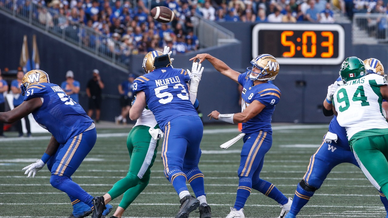 Field Pass  Week 13 vs Saskatchewan - Winnipeg Blue Bombers