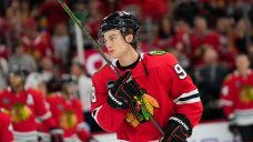 Bedard scores first NHL goal, but Blackhawks lose to Bruins