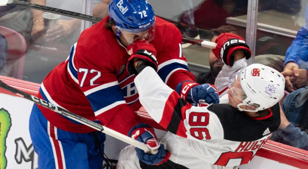 Canadiens top Devils in shootout after wild third period