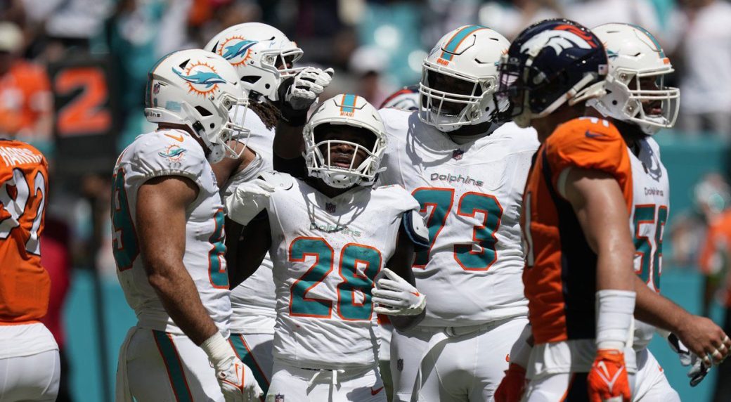 Comeback Sunday in NFL highlighted by Dolphins, Cardinals