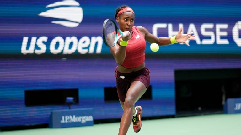 Coco Gauff of the United States. (AP)