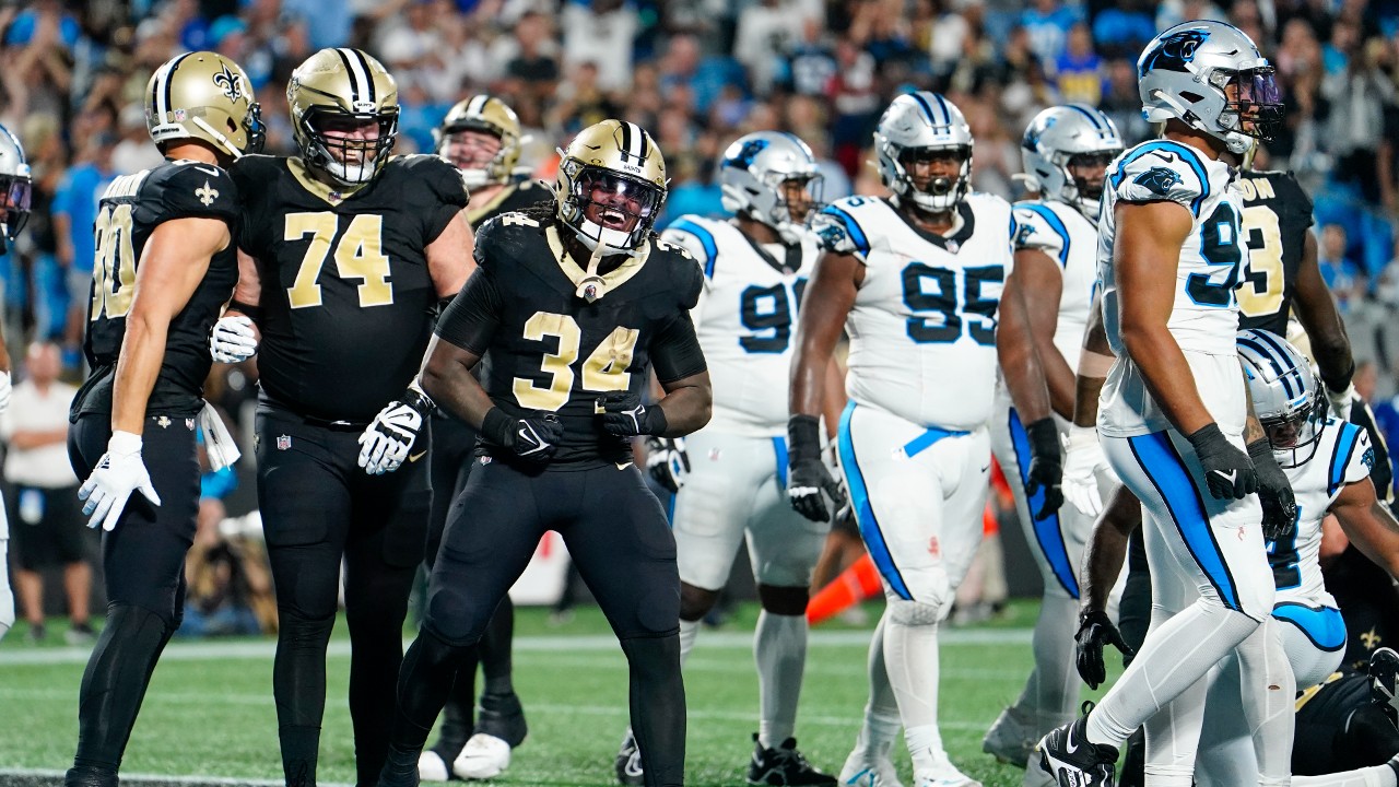 Tony Jones Jr. scores twice, Saints' defense shuts down Panthers' Bryce  Young in 20-17 win