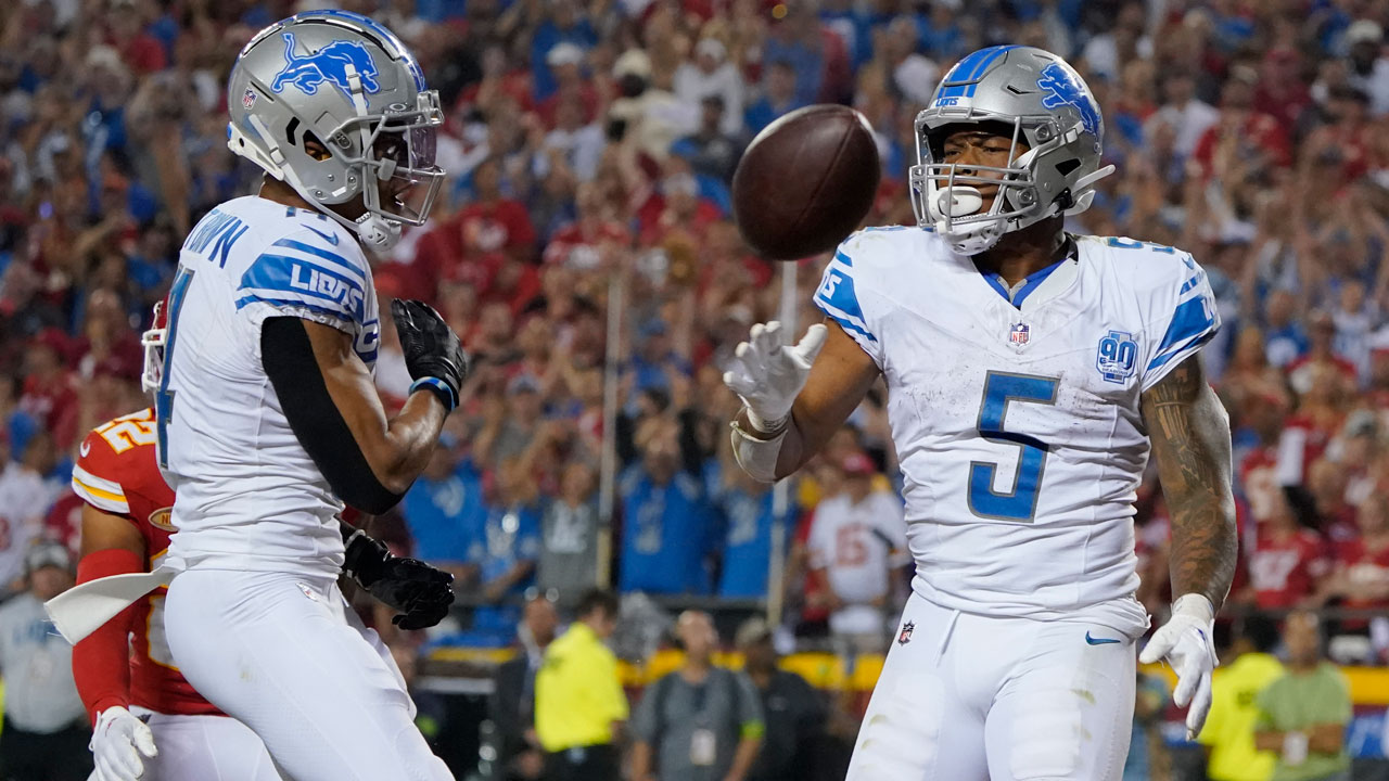 Lions celebrated season-opening win over Chiefs like their own Super Bowl