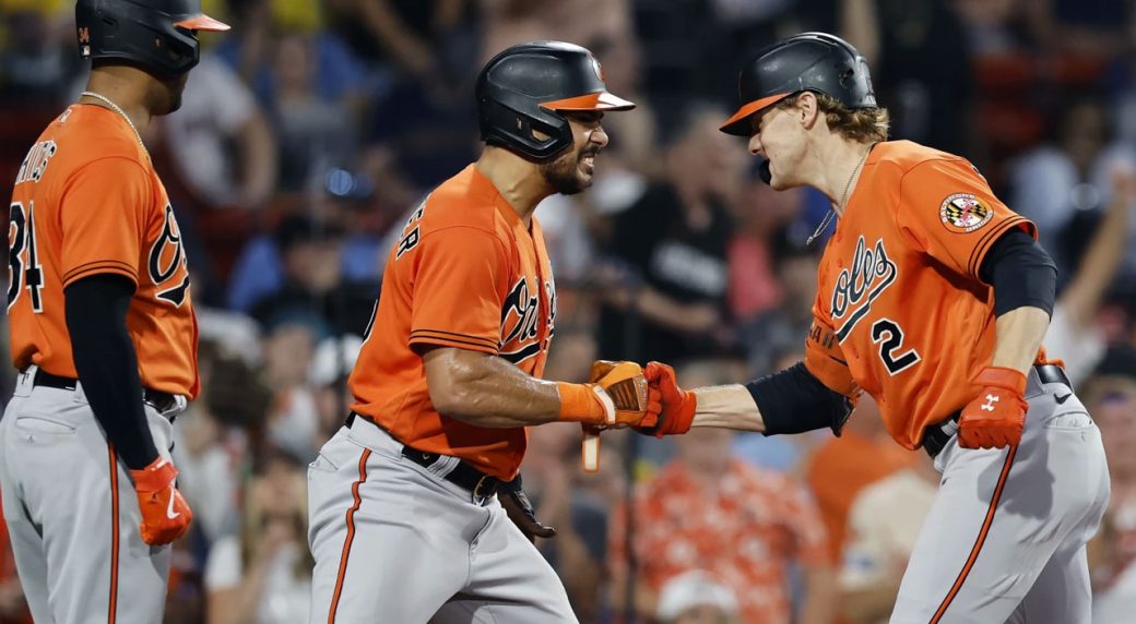 McCann homers twice, Orioles hang on to beat Red Sox for seventh straight  win