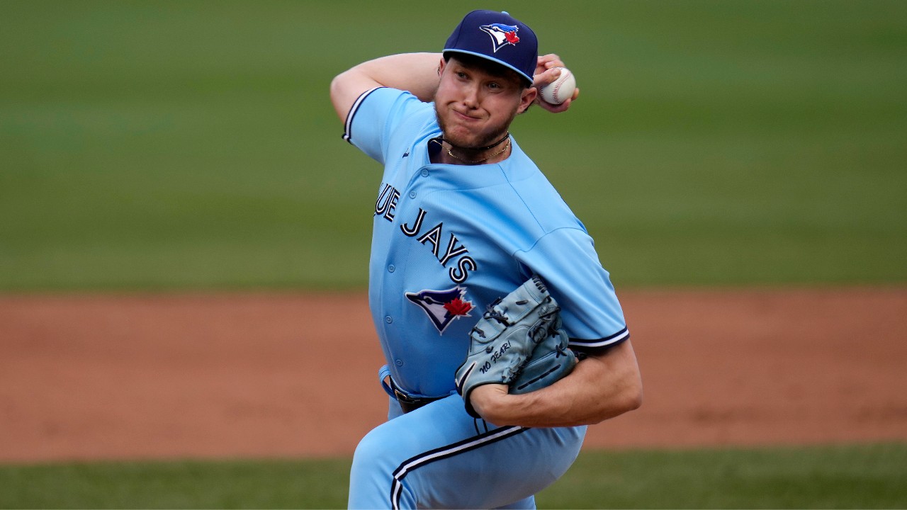 TORONTO, ON - SEPTEMBER 17: Toronto Blue Jays Pitcher Nate Pearson