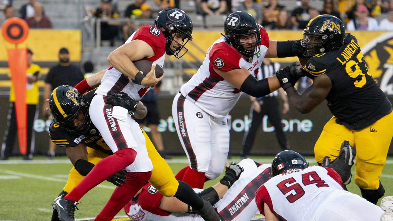 Tiger-Cats move closer to playoff berth with win over Redblacks