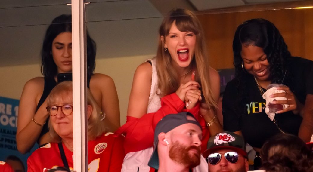 Travis Kelce jersey sales spike nearly 400 per cent after Taylor Swift ...