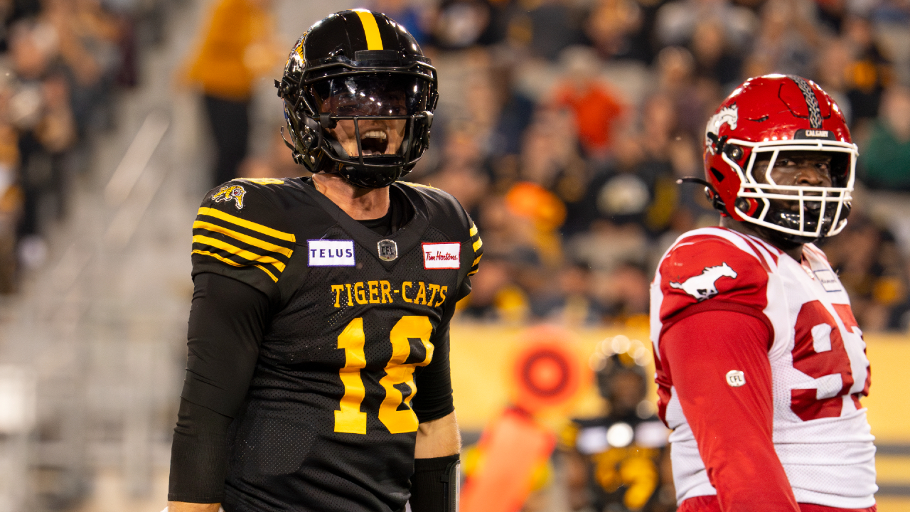 Shiltz comes off bench to rally Ticats to playoff-clinching win