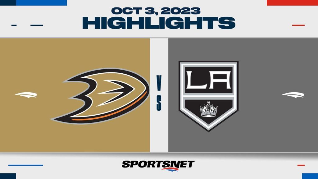 NHL Pre-Season Highlights: Kings 4, Ducks 1