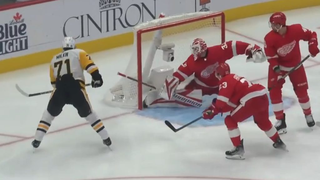 Evgeni Malkin hat trick Pittsburgh Penguins rout Detroit Red Wings 