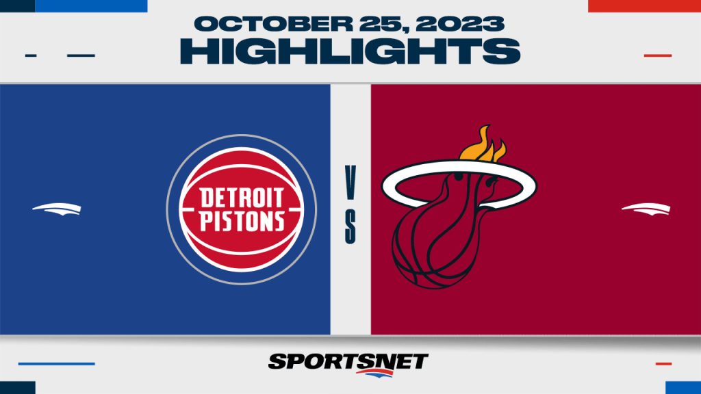 NBA Highlights: Heat 103, Pistons 102