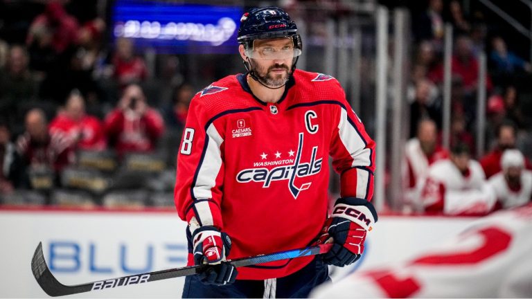 Washington Capitals left wing Alex Ovechkin. (Andrew Harnik/AP)