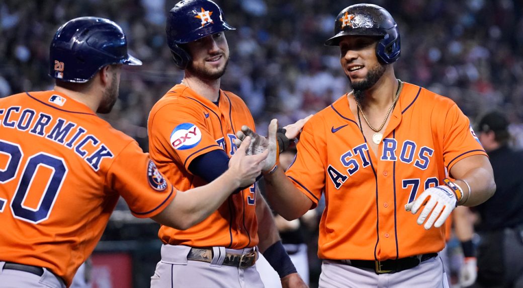 Houston Astros clinch their third straight AL West title with an 81