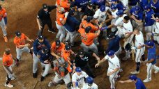 Abreu, Baker, Garcia ejected from ALCS Game 5 as benches clear