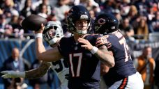 Rookie QB Bagent leads Bears in place of Justin Fields to win over Raiders