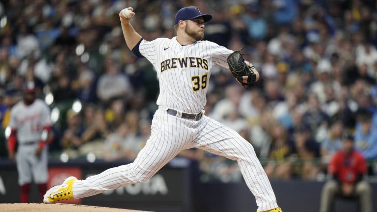 The Baltimore Orioles are nearing a trade to acquire former Cy Young winner Corbin Burnes from the Milwaukee Brewers, sources tell ESPN. (Aaron Gash/AP)