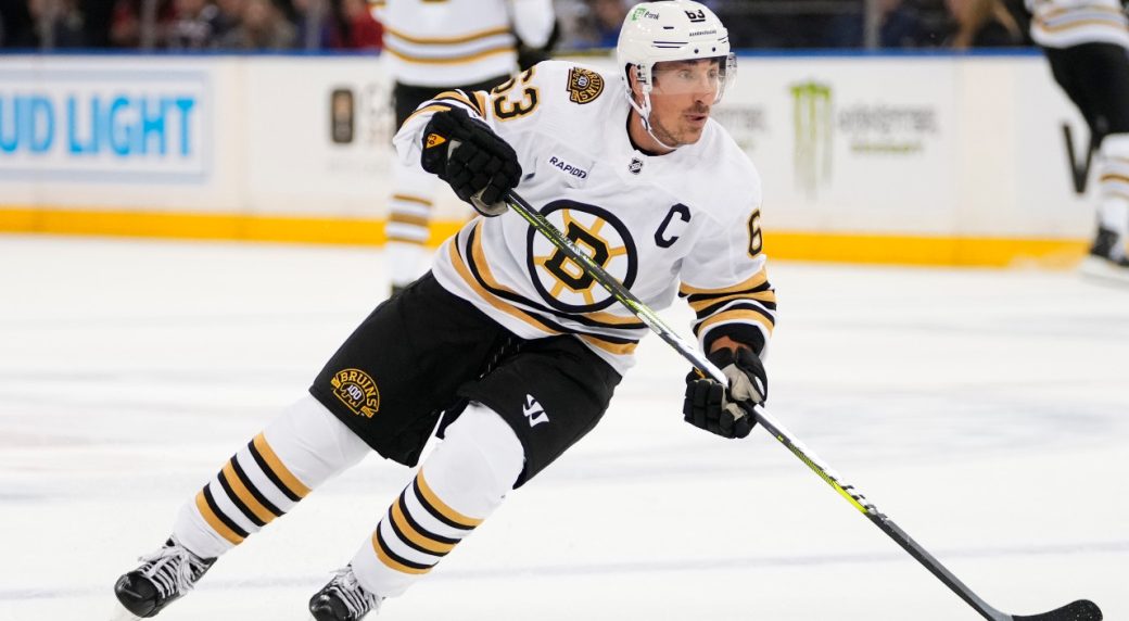 Bruins' Brad Marchand weighs in on Connor Bedard, rainbow tape