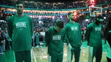 Celtics honour Maine shooting victims with moment of silence, jersey patch