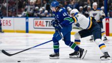 Hughes leads the way, Canucks shut out Blues in dominant fashion