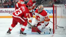 Flames cap disappointing road trip with humbling loss to Red Wings