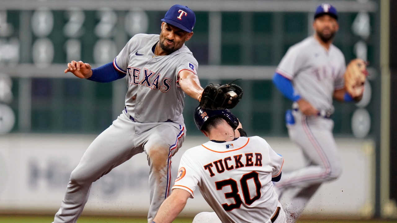 Without Corey Seager, Rangers seek second straight win over Astros