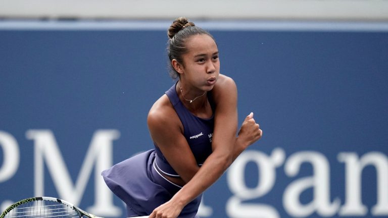 Leylah Fernandez. (Vera Nieuwenhuis/AP)