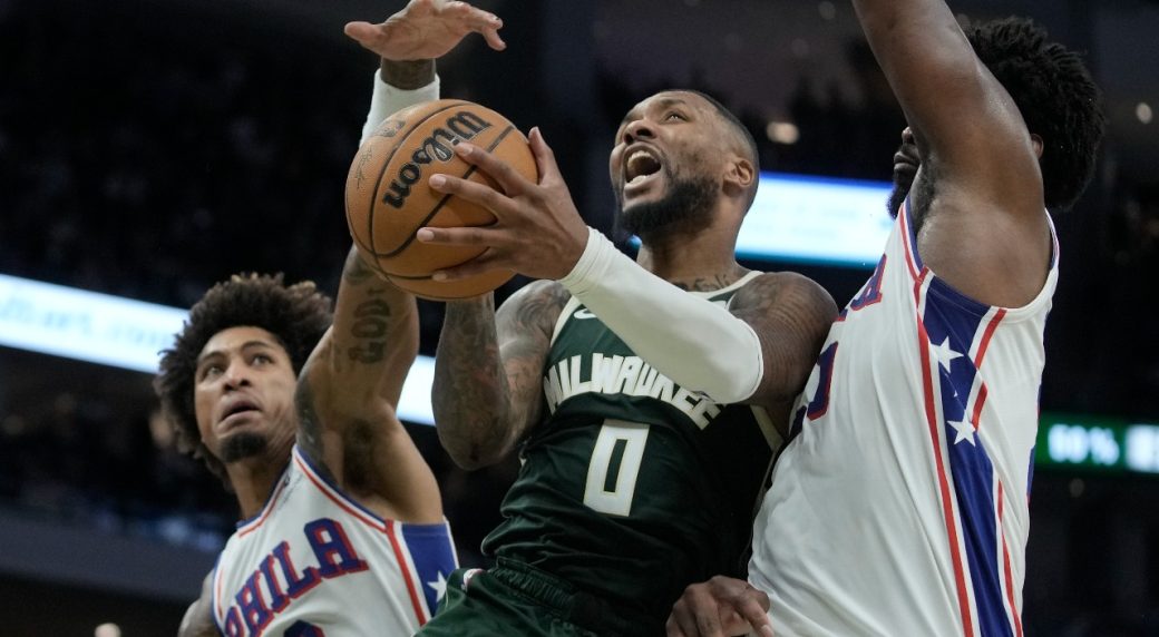 Dame Time: Lillard drops 39 points in Milwaukee debut as Bucks edge 76ers