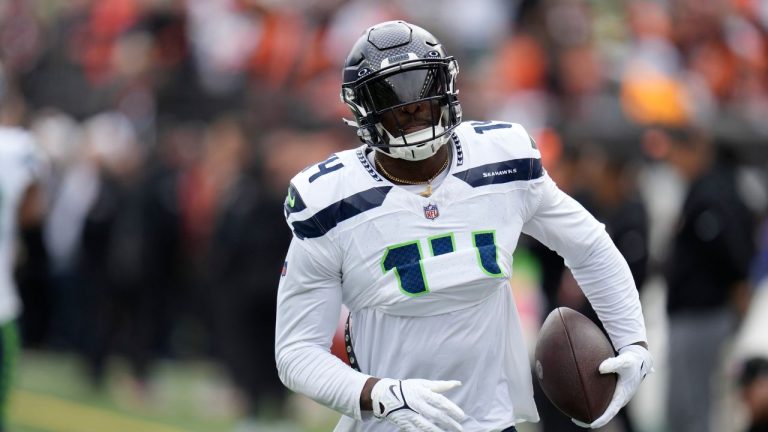 Seattle Seahawks' DK Metcalf. (Michael Conroy/AP)