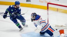 Two goals from Hughes leads Canucks over Oilers for first pre-season win