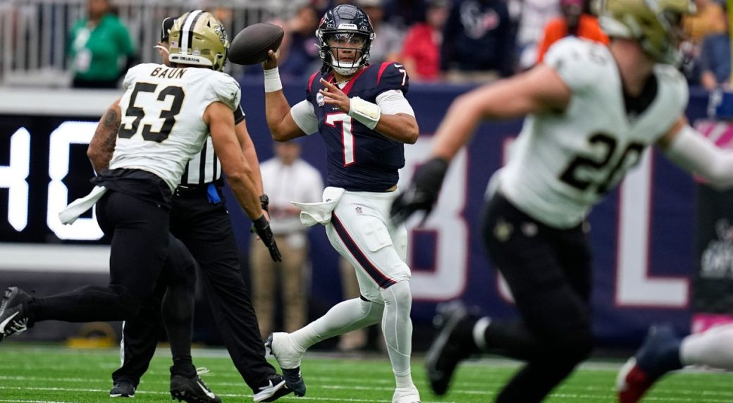 QB Stroud to start for Texans against Saints on Sunday