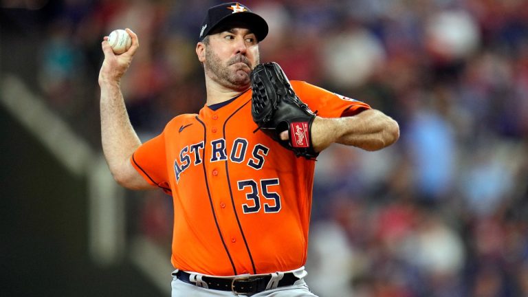 Houston Astros starting pitcher Justin Verlander. (Julio Cortez/AP)