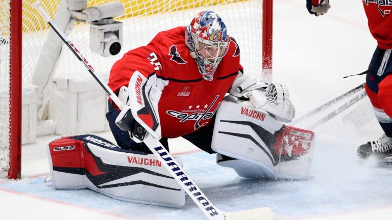 Washington Capitals goaltender Darcy Kuemper. (Nick Wass/AP)