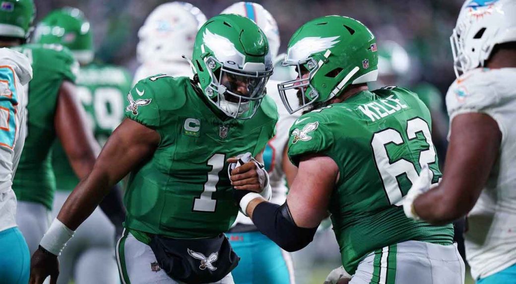 Eagles lead top this week's NFL uniforms with 'Kelly Green