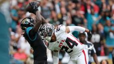 Lawrence, Ridley and defence help Jaguars beat Falcons in London