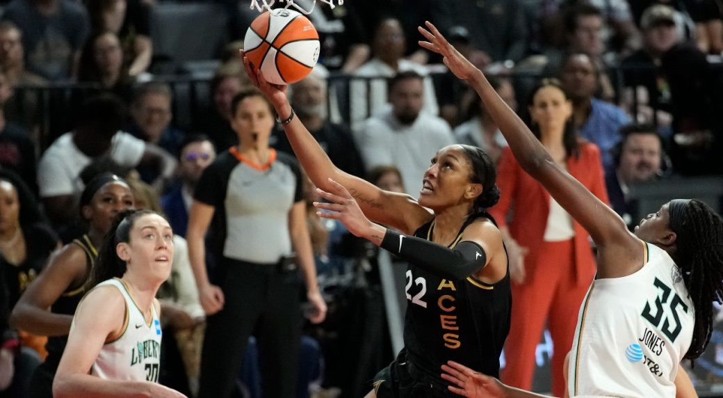 Aces Rout Liberty, Take 2-0 Lead In WNBA Finals