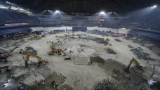 Lower bowl demolished as Rogers Centre renovations push ahead