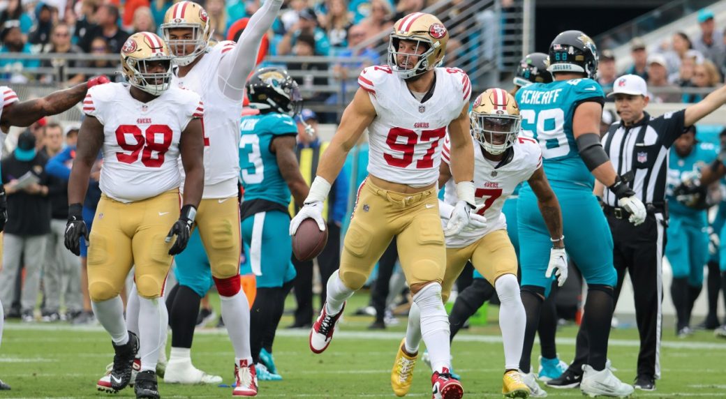 NFL Roundup: 49ers dominate Jaguars to end three-game skid