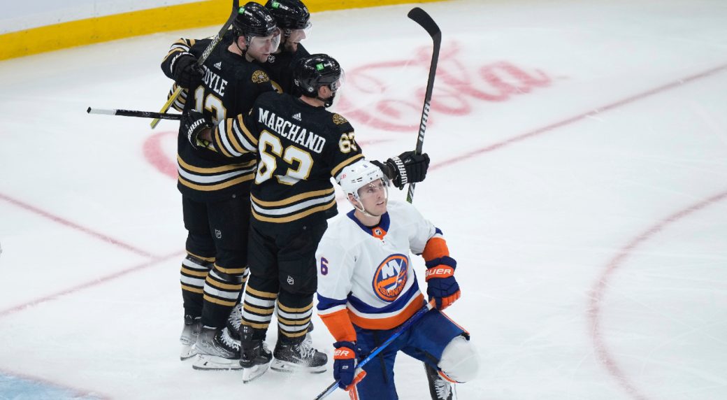 NHL Roundup: Coyle Has First Career Hat Trick, Bruins Beat Islanders