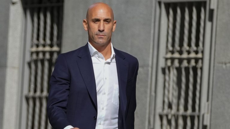 Former president of Spain's soccer federation Luis Rubiales. (Manu Fernandez/AP)