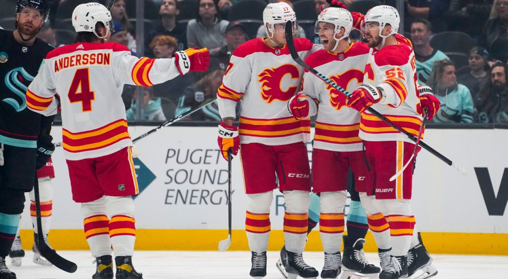 Flames Break Through In Overtime To Earn Comeback Win Over Kraken