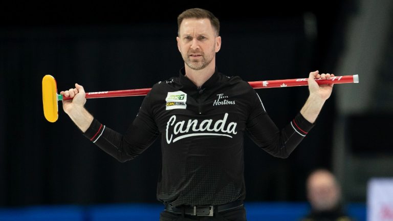 Canada skip Brad Gushue. (Adrian Wyld/CP)