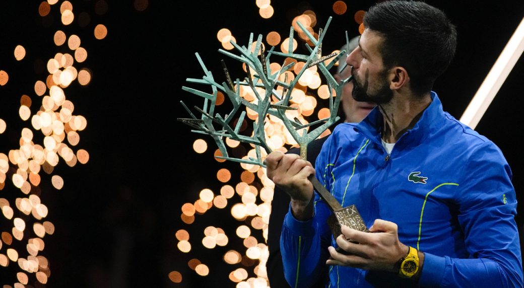 Djokovic defeats Dimitrov for record-extending seventh title at Paris Masters