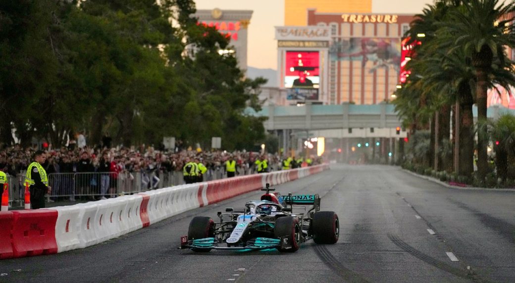 F1 roars into Las Vegas with concerts, celebrities and, eventually